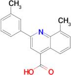 8-methyl-2-(3-methylphenyl)quinoline-4-carboxylic acid