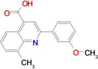 2-(3-methoxyphenyl)-8-methylquinoline-4-carboxylic acid