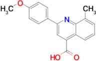 2-(4-methoxyphenyl)-8-methylquinoline-4-carboxylic acid