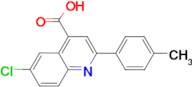 6-chloro-2-(4-methylphenyl)quinoline-4-carboxylic acid