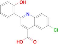 6-chloro-2-(2-hydroxyphenyl)quinoline-4-carboxylic acid