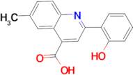 2-(2-hydroxyphenyl)-6-methylquinoline-4-carboxylic acid