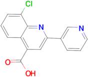 8-chloro-2-pyridin-3-ylquinoline-4-carboxylic acid