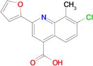 7-chloro-2-(2-furyl)-8-methylquinoline-4-carboxylic acid