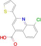 8-chloro-2-(2-thienyl)quinoline-4-carboxylic acid