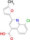 8-chloro-2-(5-methyl-2-furyl)quinoline-4-carboxylic acid