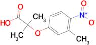 2-methyl-2-(3-methyl-4-nitrophenoxy)propanoic acid