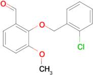 2-[(2-chlorobenzyl)oxy]-3-methoxybenzaldehyde