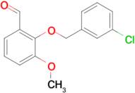 2-[(3-chlorobenzyl)oxy]-3-methoxybenzaldehyde