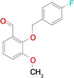 2-[(4-fluorobenzyl)oxy]-3-methoxybenzaldehyde