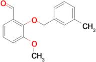 3-methoxy-2-[(3-methylbenzyl)oxy]benzaldehyde