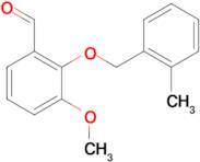 3-methoxy-2-[(2-methylbenzyl)oxy]benzaldehyde