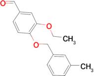 3-ethoxy-4-[(3-methylbenzyl)oxy]benzaldehyde