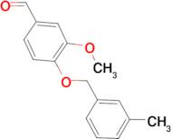 3-methoxy-4-[(3-methylbenzyl)oxy]benzaldehyde