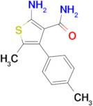 2-amino-5-methyl-4-(4-methylphenyl)thiophene-3-carboxamide