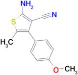 2-amino-4-(4-methoxyphenyl)-5-methylthiophene-3-carbonitrile
