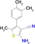 2-amino-4-(3,4-dimethylphenyl)-5-methylthiophene-3-carbonitrile