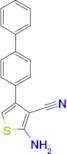 2-amino-4-biphenyl-4-ylthiophene-3-carbonitrile