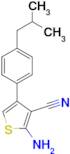 2-amino-4-(4-isobutylphenyl)thiophene-3-carbonitrile