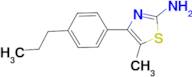 5-methyl-4-(4-propylphenyl)-1,3-thiazol-2-amine