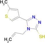 4-allyl-5-(5-methyl-3-thienyl)-4H-1,2,4-triazole-3-thiol