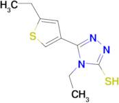 4-ethyl-5-(5-ethyl-3-thienyl)-4H-1,2,4-triazole-3-thiol