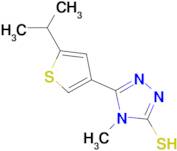 5-(5-isopropyl-3-thienyl)-4-methyl-4H-1,2,4-triazole-3-thiol