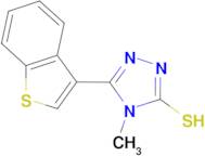 5-(1-benzothien-3-yl)-4-methyl-4H-1,2,4-triazole-3-thiol