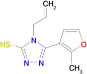 4-allyl-5-(2-methyl-3-furyl)-4H-1,2,4-triazole-3-thiol