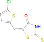 (5E)-5-[(5-chloro-2-thienyl)methylene]-2-mercapto-1,3-thiazol-4(5H)-one