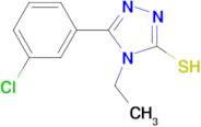 5-(3-chlorophenyl)-4-ethyl-4H-1,2,4-triazole-3-thiol