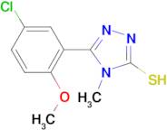 5-(5-chloro-2-methoxyphenyl)-4-methyl-4H-1,2,4-triazole-3-thiol