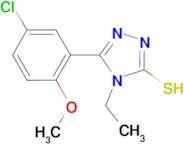 5-(5-chloro-2-methoxyphenyl)-4-ethyl-4H-1,2,4-triazole-3-thiol