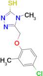 5-[(4-chloro-2-methylphenoxy)methyl]-4-methyl-4H-1,2,4-triazole-3-thiol