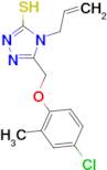 4-allyl-5-[(4-chloro-2-methylphenoxy)methyl]-4H-1,2,4-triazole-3-thiol