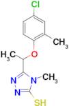 5-[1-(4-chloro-2-methylphenoxy)ethyl]-4-methyl-4H-1,2,4-triazole-3-thiol