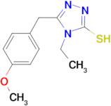 4-ethyl-5-(4-methoxybenzyl)-4H-1,2,4-triazole-3-thiol