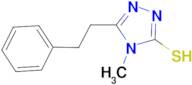 4-methyl-5-(2-phenylethyl)-4H-1,2,4-triazole-3-thiol