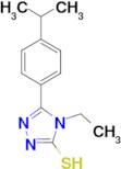 4-ethyl-5-(4-isopropylphenyl)-4H-1,2,4-triazole-3-thiol