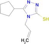 4-allyl-5-cyclopentyl-4H-1,2,4-triazole-3-thiol