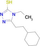 5-(2-cyclohexylethyl)-4-ethyl-4H-1,2,4-triazole-3-thiol