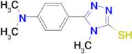 5-[4-(dimethylamino)phenyl]-4-methyl-4H-1,2,4-triazole-3-thiol