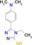 5-[4-(dimethylamino)phenyl]-4-ethyl-4H-1,2,4-triazole-3-thiol