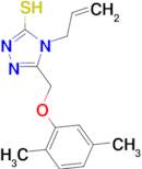 4-allyl-5-[(2,5-dimethylphenoxy)methyl]-4H-1,2,4-triazole-3-thiol