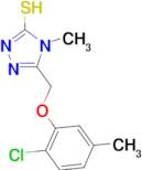 5-[(2-chloro-5-methylphenoxy)methyl]-4-methyl-4H-1,2,4-triazole-3-thiol