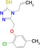 4-allyl-5-[(2-chloro-5-methylphenoxy)methyl]-4H-1,2,4-triazole-3-thiol