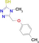 4-methyl-5-[(4-methylphenoxy)methyl]-4H-1,2,4-triazole-3-thiol