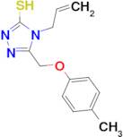 4-allyl-5-[(4-methylphenoxy)methyl]-4H-1,2,4-triazole-3-thiol