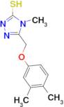 5-[(3,4-dimethylphenoxy)methyl]-4-methyl-4H-1,2,4-triazole-3-thiol