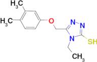 5-[(3,4-dimethylphenoxy)methyl]-4-ethyl-4H-1,2,4-triazole-3-thiol